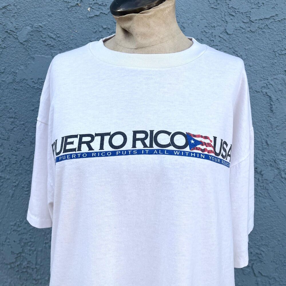Vintage 90s Puerto Rico T-shirt in Mens Large single stitch Graphic tee